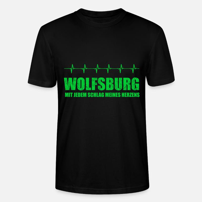 WOLFSBURG-Geschenk - Stanley/Stella Unisex Bio-T-Shirt CRAFTER - Schwarz