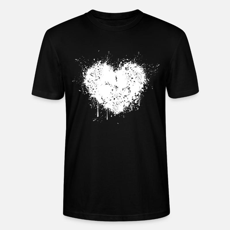 Séparation de chagrin - T-shirt bio CRAFTER Stanley Stella Unisexe - noir