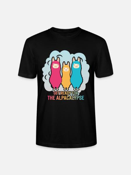 Alpacalypse Alpaka Apokalypse - Stanley/Stella Unisex Bio-T-Shirt CRAFTER - Schwarz