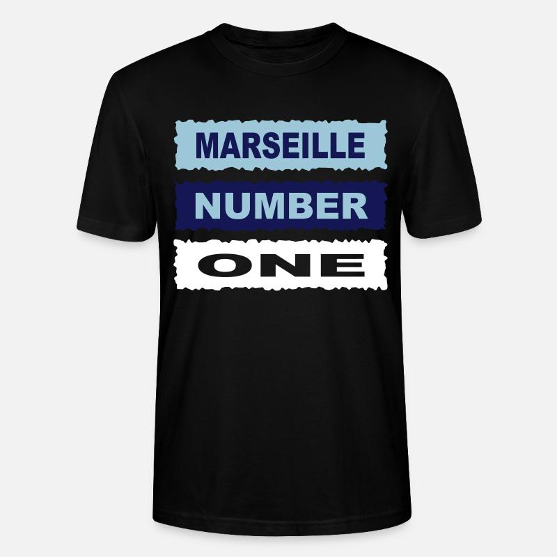Marseille - Stanley/Stella Unisex Bio-T-Shirt CRAFTER - Schwarz
