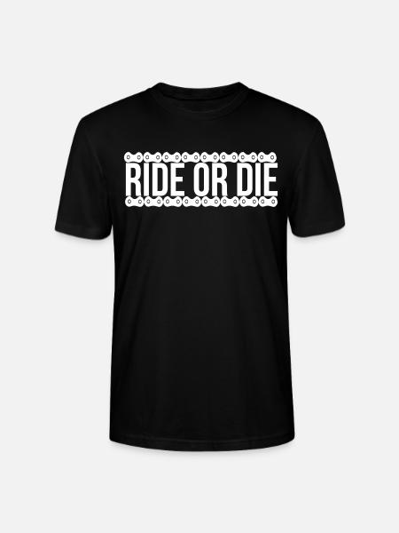 ride or die - Stanley/Stella Unisex Bio-T-Shirt CRAFTER - Schwarz