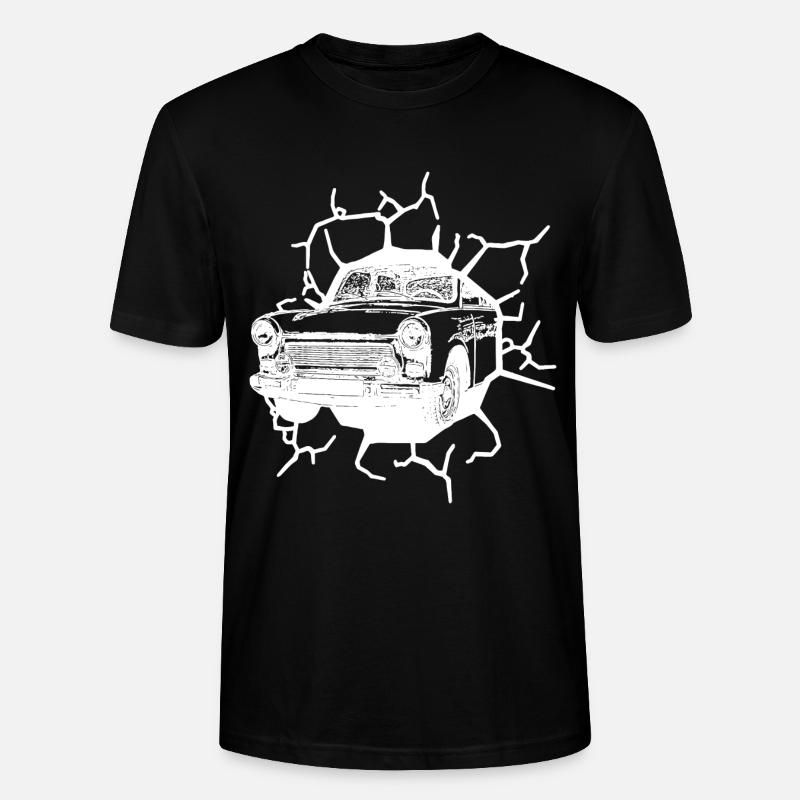 Trabi Trabant Oldtimer Mauerfall Ostalgie Ossi - Stanley/Stella Unisex Bio-T-Shirt CRAFTER - Schwarz
