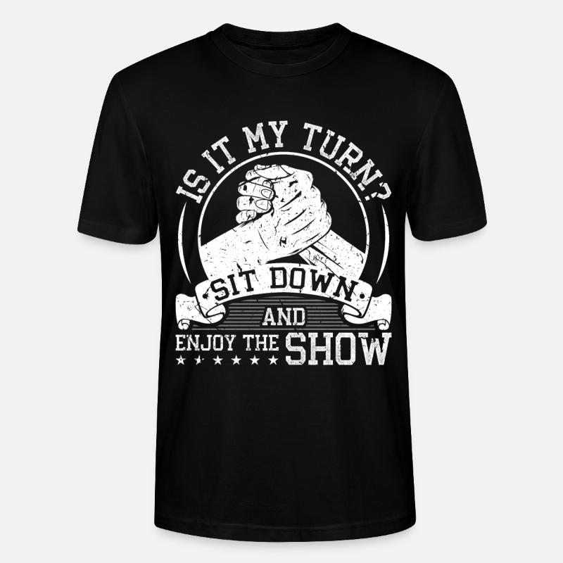 Arm Wrestle - Stanley/Stella Unisex Bio-T-Shirt CRAFTER - Schwarz