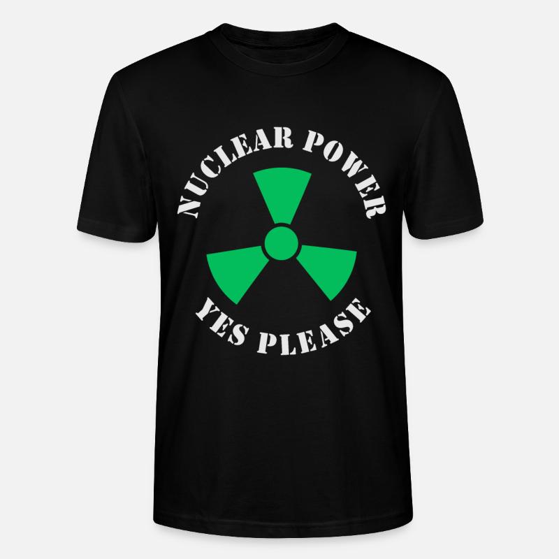 Atomkraft, Ja bitte, Kernenergie - Stanley/Stella Unisex Bio-T-Shirt CRAFTER - Schwarz