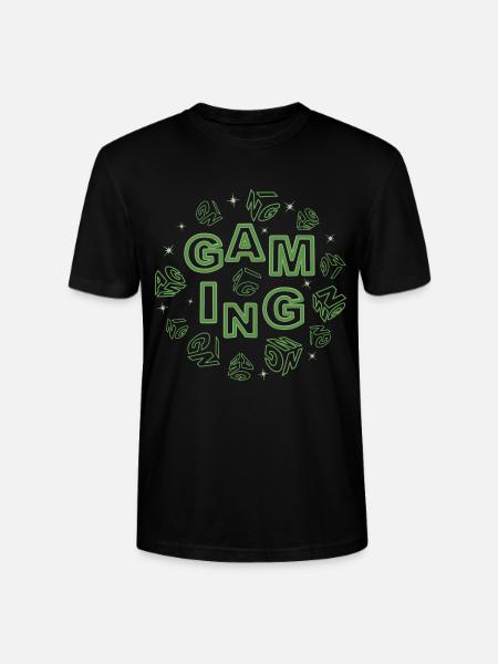 gaming-scene-green - Stanley/Stella Unisex Bio-T-Shirt CRAFTER - Schwarz