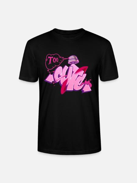 Graffiti 'Too cute | Too cute - Stanley/Stella CRAFTER Unisex Organic T-Shirt - black