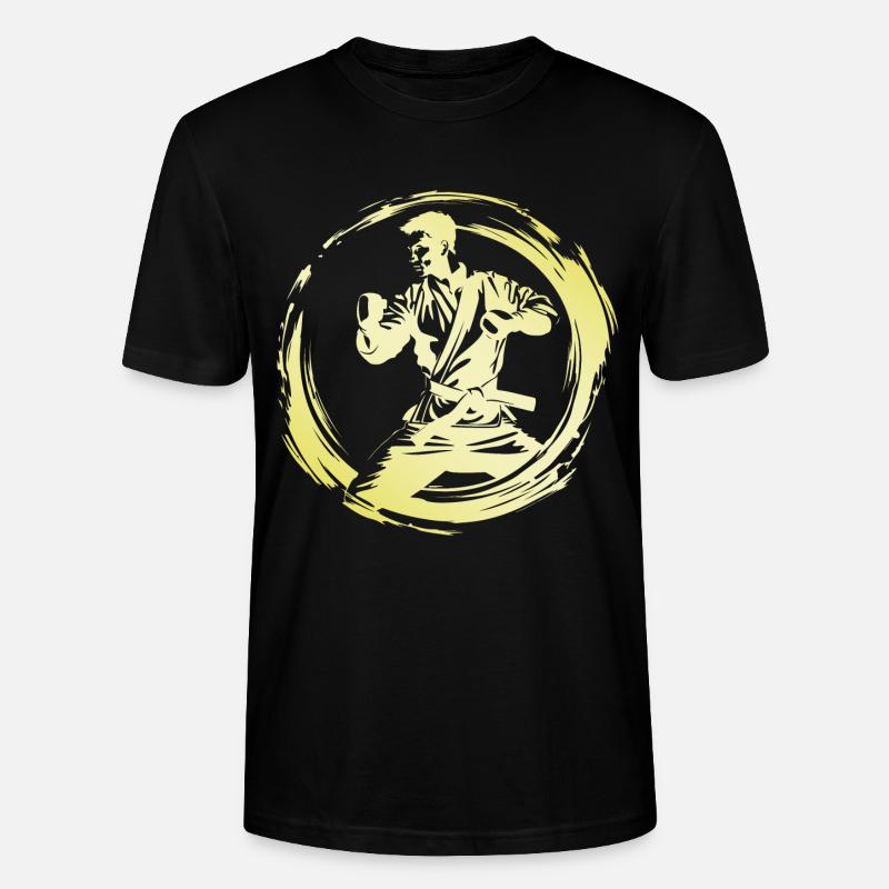 Karate Mann - Stanley/Stella Unisex Bio-T-Shirt CRAFTER - Schwarz