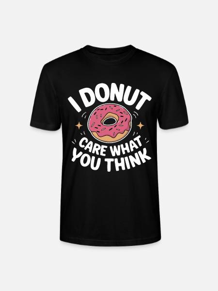 Donut Donuts Snoep Bagel - Stanley/Stella Uniseks bio-T-shirt CRAFTER - zwart