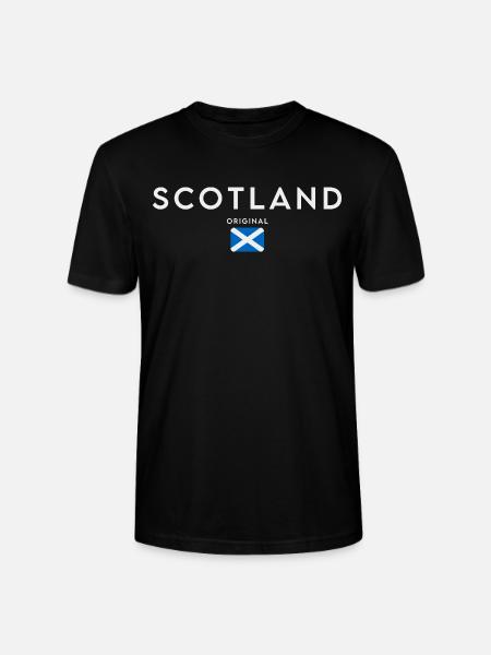Drapeau de l’Ecosse, fierté écossaise - T-shirt bio CRAFTER Stanley Stella Unisexe - noir