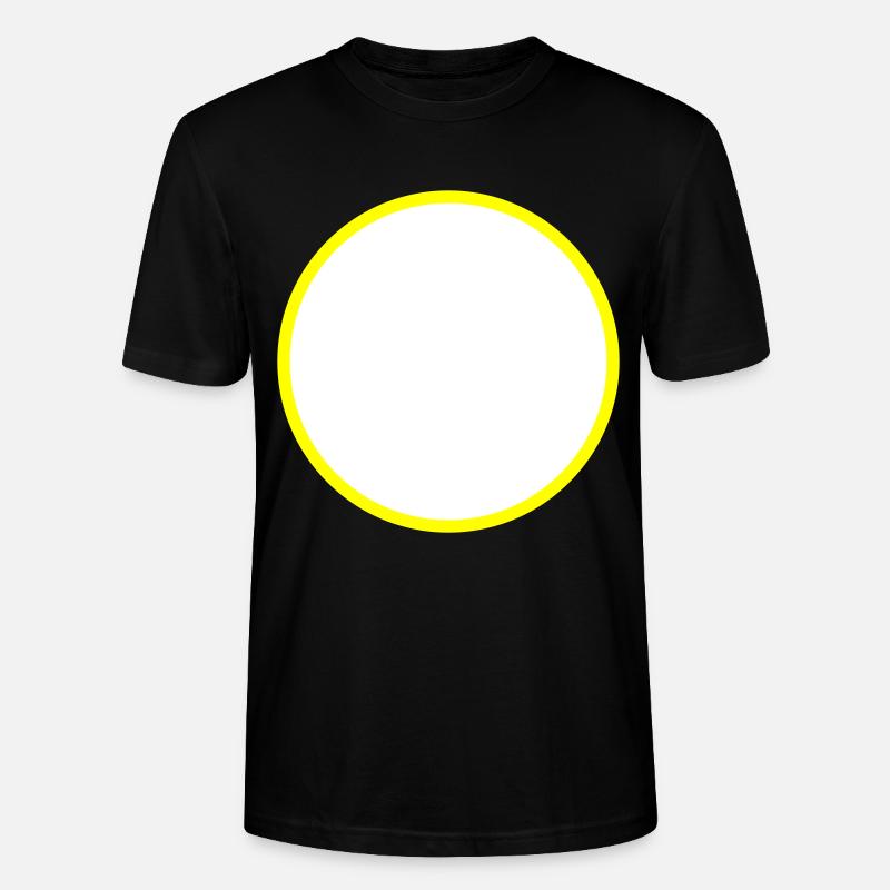 Symbole de cercle vide - T-shirt bio CRAFTER Stanley Stella Unisexe - noir