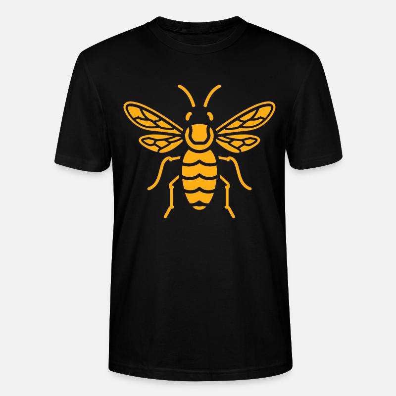 Wespe - Stanley/Stella Unisex Bio-T-Shirt CRAFTER - Schwarz