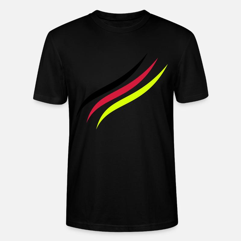 German Line - Stanley/Stella Unisex Bio-T-Shirt CRAFTER - Schwarz