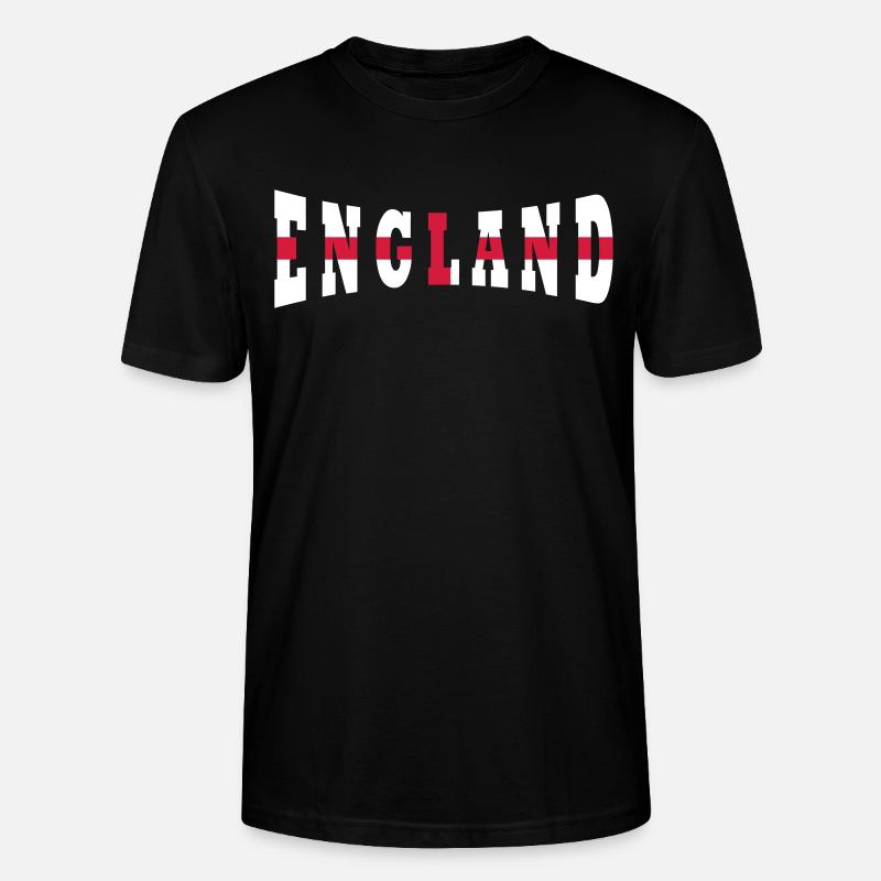 England - T-shirt bio CRAFTER Stanley Stella Unisexe - noir