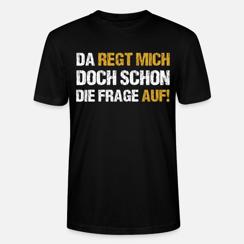 Witziger Spruch | Lustiger Spruch - Stanley/Stella Unisex Bio-T-Shirt CRAFTER - Schwarz