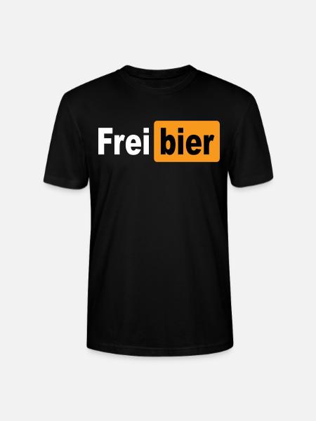 FREIBIER - Stanley/Stella Unisex Bio-T-Shirt CRAFTER - Schwarz