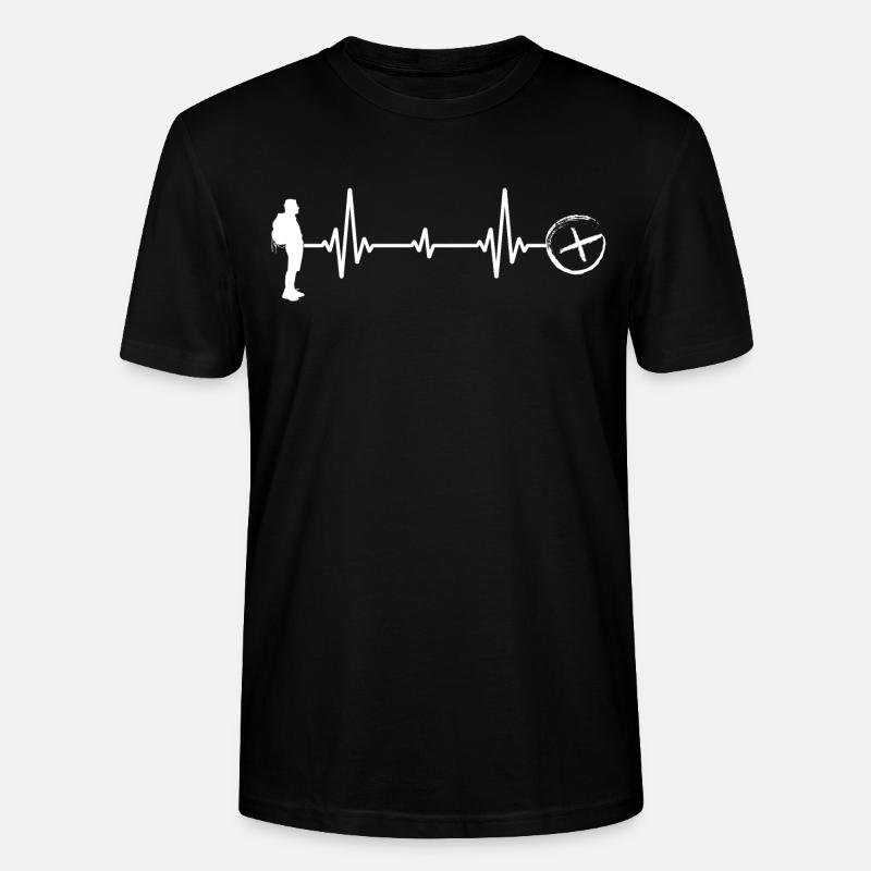 geocache geocaching schnitzeljagd - Stanley/Stella Unisex Bio-T-Shirt CRAFTER - Schwarz