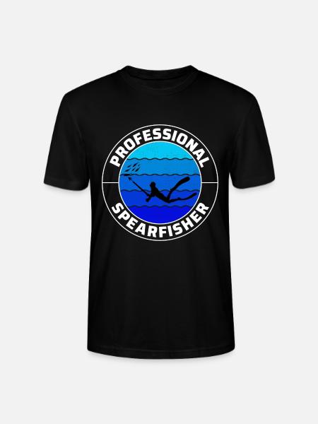 Speerfischen Speerfischen Speerfischer Fischen - Stanley/Stella Unisex Bio-T-Shirt CRAFTER - Schwarz