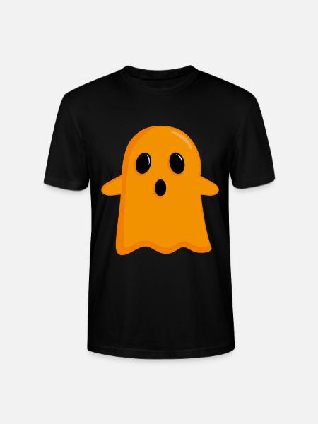 Orange Ghost - Stanley/Stella CRAFTER Unisex Organic T-Shirt - black