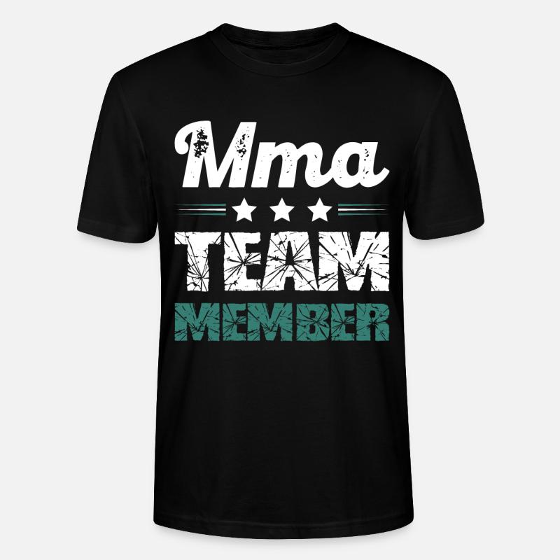 Mma Team - Stanley/Stella Unisex Bio-T-Shirt CRAFTER - Schwarz