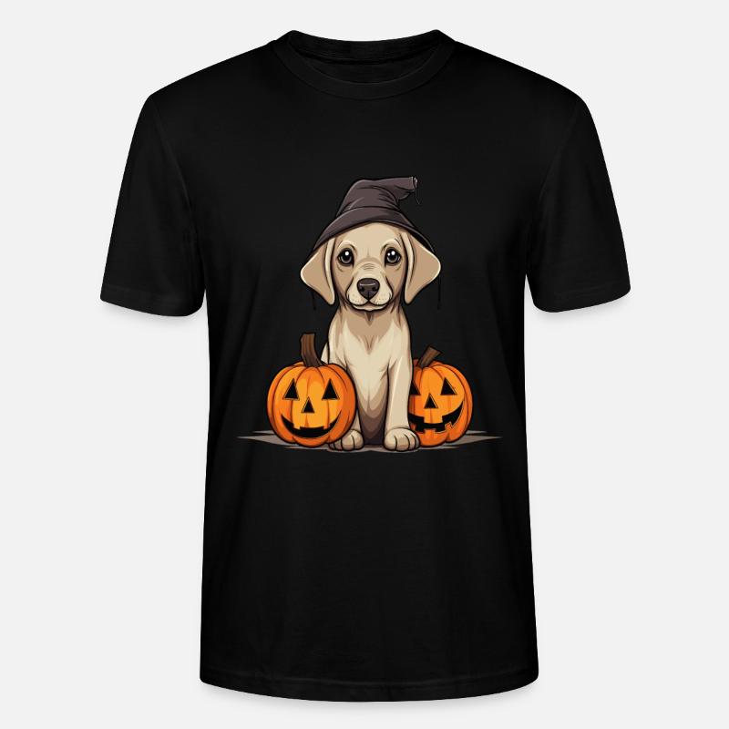 Halloween Labrador - T-shirt bio CRAFTER Stanley Stella Unisexe - noir
