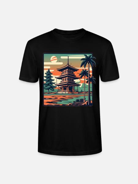Japanese - Stanley/Stella Unisex Bio-T-Shirt CRAFTER - Schwarz