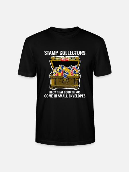 Stamp Collecting Collector Philatelist - Stanley/Stella CRAFTER Unisex Organic T-Shirt - black