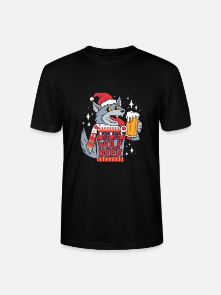 Wolf - Stanley/Stella Unisex Bio-T-Shirt CRAFTER - Schwarz