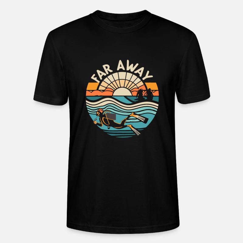 Scuba Diving - Stanley/Stella Unisex Bio-T-Shirt CRAFTER - Schwarz
