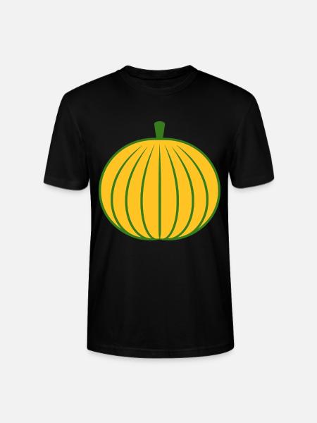 Fruit Humor Little Melon - Stanley/Stella CRAFTER Unisex Organic T-Shirt - black