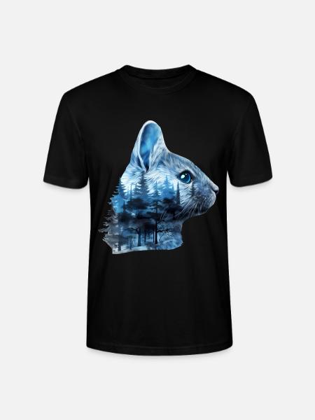 Chinchilla - Stanley/Stella Unisex Bio-T-Shirt CRAFTER - Schwarz