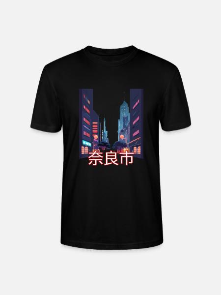Nara Urban Glow - Stanley/Stella Unisex Bio-T-Shirt CRAFTER - Schwarz