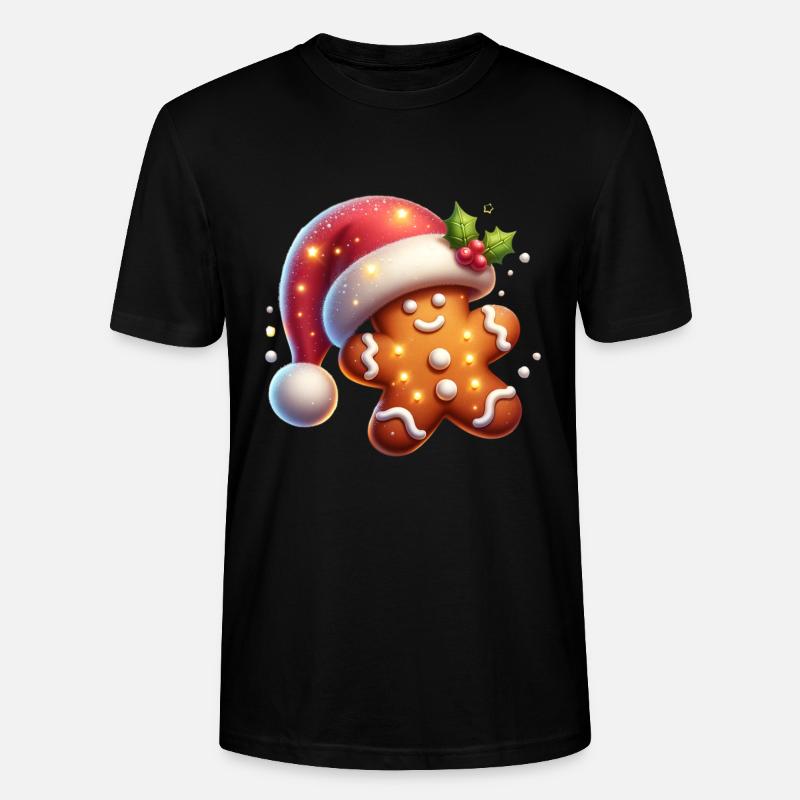 Gingerbread - T-shirt bio CRAFTER Stanley Stella Unisexe - noir