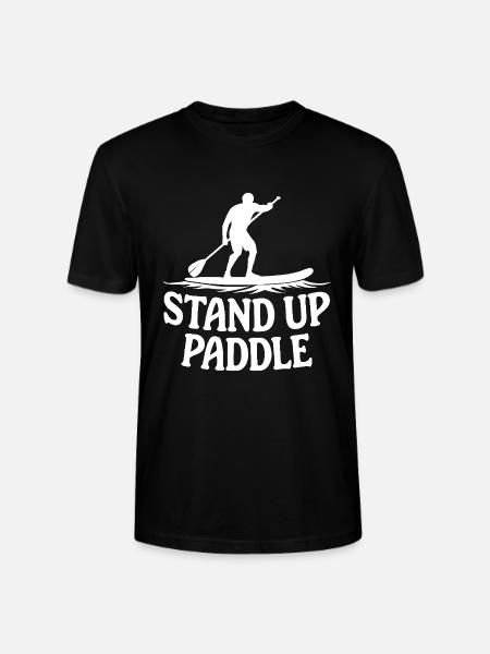 Stand Up Paddle SUP - T-shirt bio CRAFTER Stanley Stella Unisexe - noir