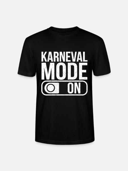 Karneval Mode On Fasching Fasnet - Stanley/Stella CRAFTER Unisex Organic T-Shirt - black