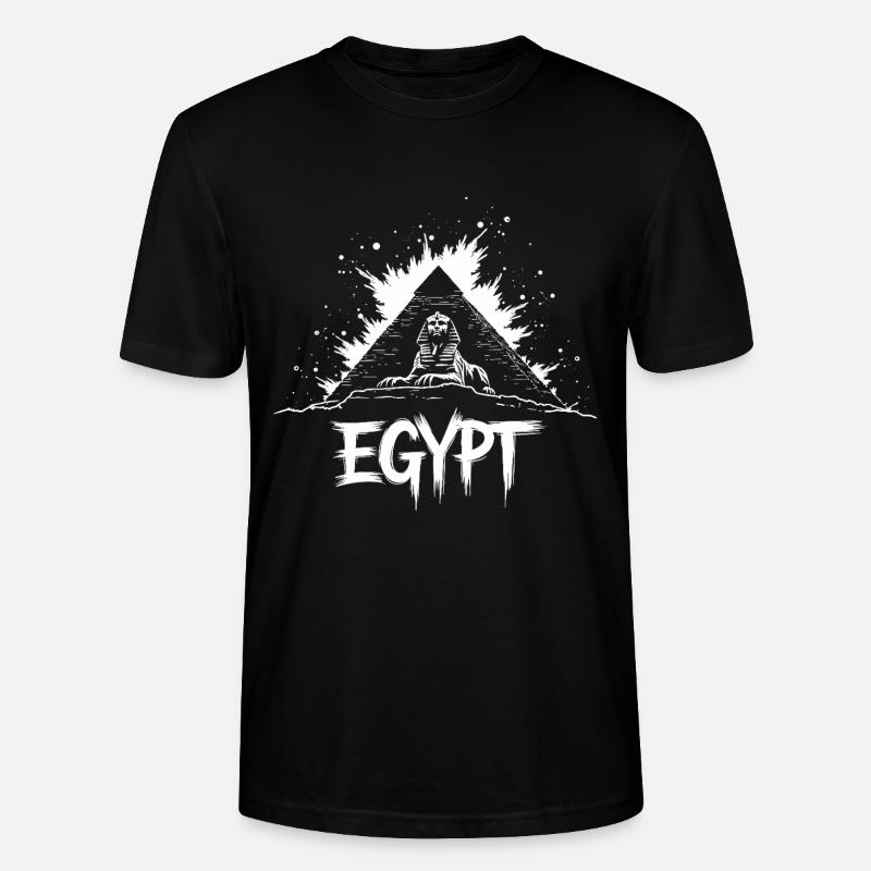 Ägypten Sphinx Pyramide - Stanley/Stella Unisex Bio-T-Shirt CRAFTER - Schwarz