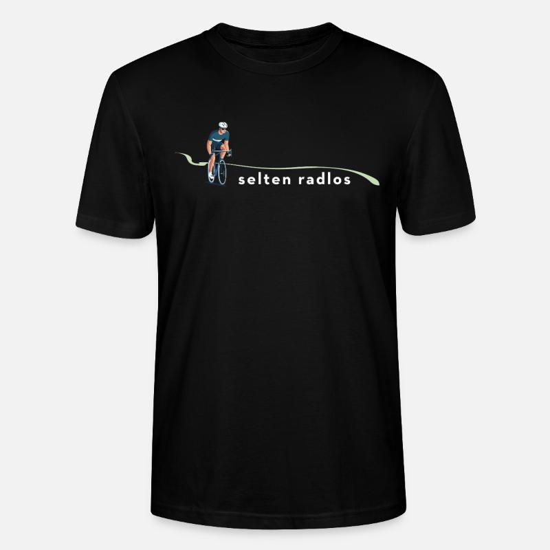 Rarement sans roues – Vélo de route Jeu de mots - T-shirt bio CRAFTER Stanley Stella Unisexe - noir