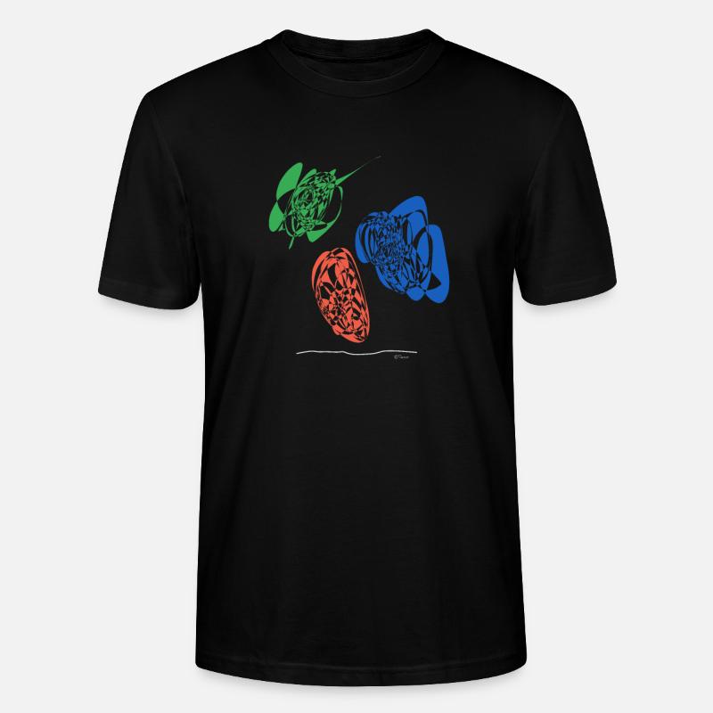 Abstract design Nacho dips - Stanley/Stella Unisex Bio-T-Shirt CRAFTER - Schwarz