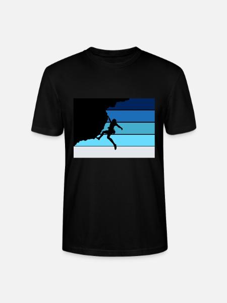 Klettern - Stanley/Stella Unisex Bio-T-Shirt CRAFTER - Schwarz