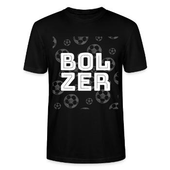 Bolzer - Stanley/Stella CRAFTER Unisex Organic T-Shirt - black - Front - Alina (178cm) & Michal (187cm)