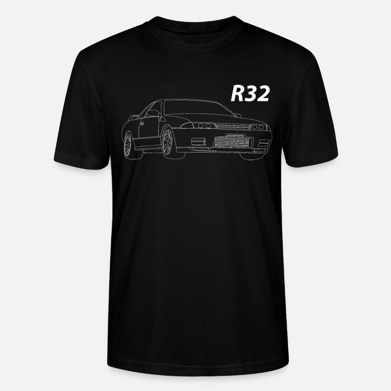 Skyline GT-R R32 - T-shirt bio CRAFTER Stanley Stella Unisexe - noir