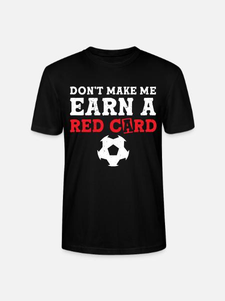 Fußballspieler - Stanley/Stella Unisex Bio-T-Shirt CRAFTER - Schwarz