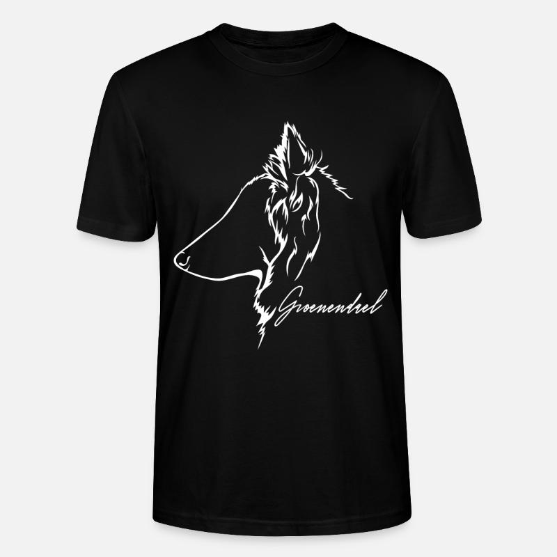 GROENENDAEL Profil Chiens Wilsigns - T-shirt bio CRAFTER Stanley Stella Unisexe - noir