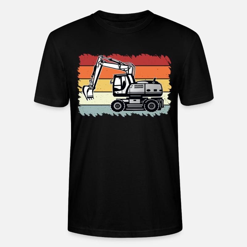 Bagger - Stanley/Stella Unisex Bio-T-Shirt CRAFTER - Schwarz