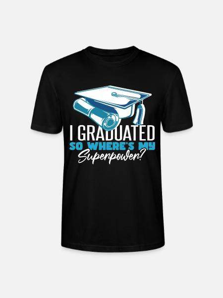 Graduated University Master Graduation - Stanley/Stella CRAFTER Unisex Organic T-Shirt - black