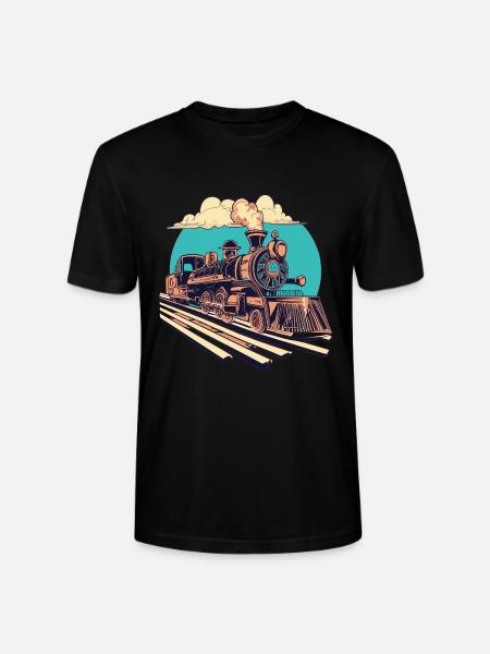 Bahnhof - Stanley/Stella Unisex Bio-T-Shirt CRAFTER - Schwarz