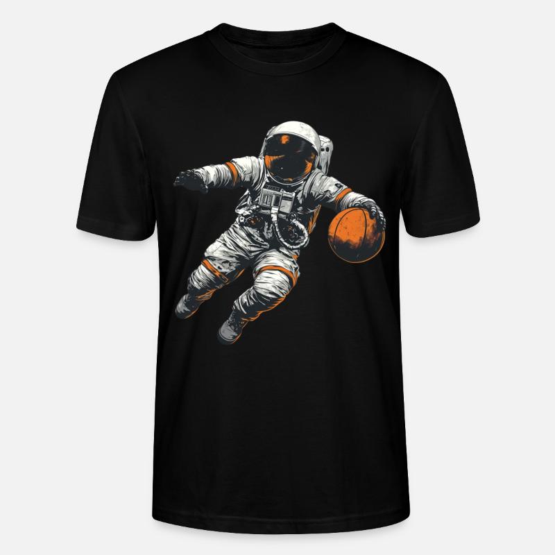 Astronaute de basket-ball - T-shirt bio CRAFTER Stanley Stella Unisexe - noir