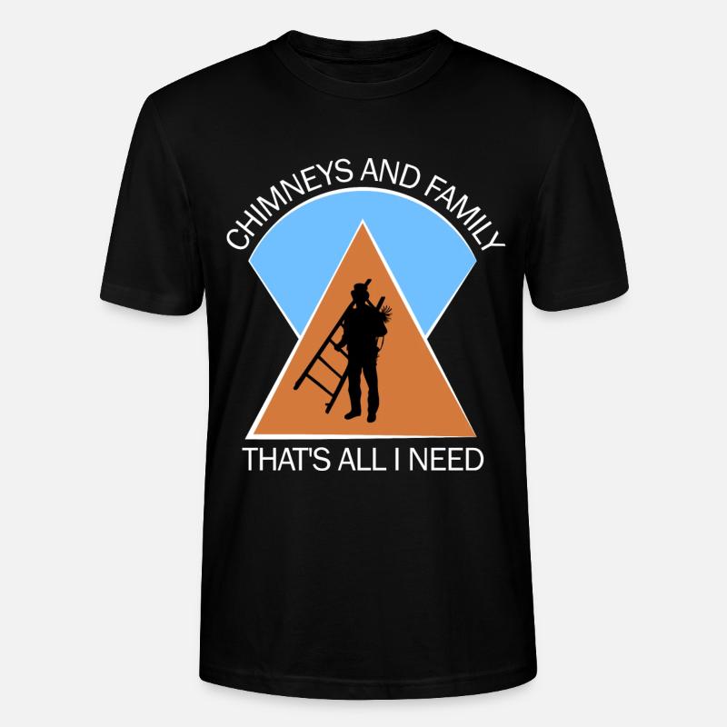 Schornsteinfeger Schlotfeger - Stanley/Stella Unisex Bio-T-Shirt CRAFTER - Schwarz