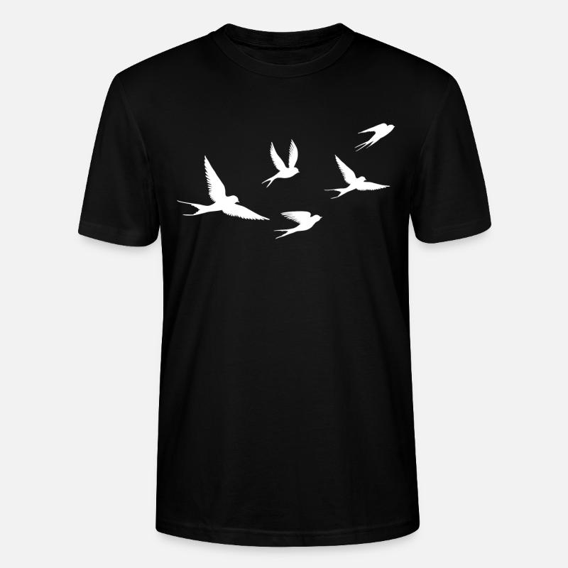 Vögel | Vogel - Stanley/Stella Unisex Bio-T-Shirt CRAFTER - Schwarz