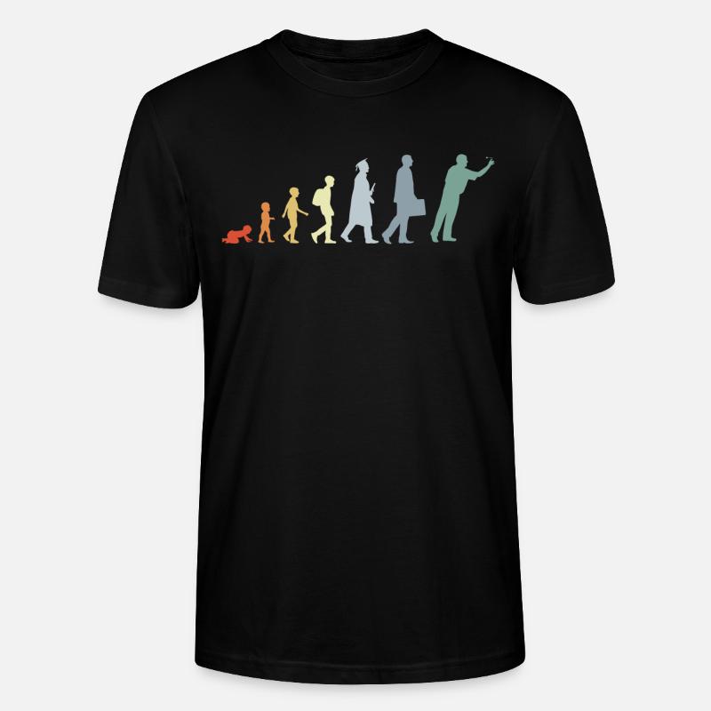 Évolution du dard - T-shirt bio CRAFTER Stanley Stella Unisexe - noir