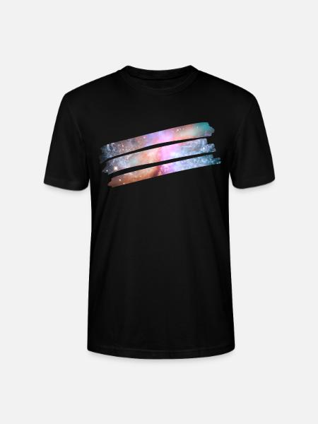 Cosmic Paint - Stanley/Stella CRAFTER Unisex Organic T-Shirt - black